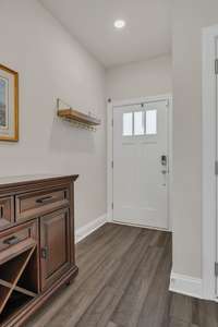 Entry view from kitchen
