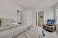 Third Bedroom, with direct access to the Bath