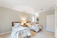 Guest room #2 Built ins and has an extra large walk in closet.