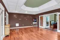 Former recording studio with a separate entrance.