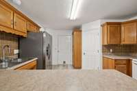 This home features a layout complete with a dedicated laundry room.