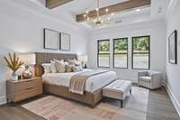 Virtually Staged Photo for Inspiration Only & to Showcase How Space Can Be Used.