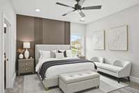 Virtually Staged Photo for Inspiration Only & to Showcase How Space Can Be Used.
