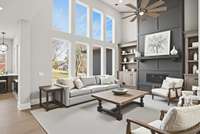 Virtually Staged Photo for Inspiration Only & to Showcase How Space Can Be Used.