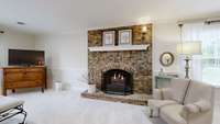 Imagine a cold and rainy night with the warmth and glow of your bedroom gas fireplace. So romantic!