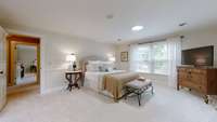 This Upstairs Owner's suite is so spacious!