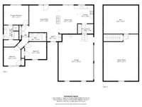 55 Fair Oak Ln. floorplan with measurements.
