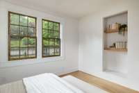 There are new Sierra Pacific windows throughout the house.