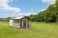 Chicken Coop & Spring (Well) House with a new pump in 2024