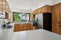 Jenn Air Cook top & Jenn Air convection oven; brand new GE dishwasher; the Refrigerator remains