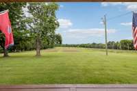 Peaceful views from the new front porch