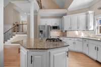 stainless steel appliances in kitchen
