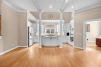 Breakfast room open floor plan
