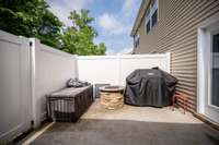 Enclosed Private Patio