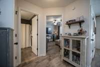 Downstairs hall- Bedroom/Office Space- Full bath