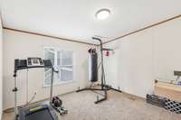 4th bedroom currently being used as a gym.