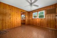 Dining room leading to the kitchen!