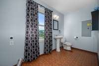 Half bath and laundry