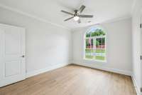 Secondary bedroom on the other end of the home facing the front.