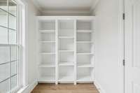 More shelving in the pantry.