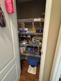 and a linen closet for the primary bath.