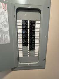 Electrical panel for the addition
