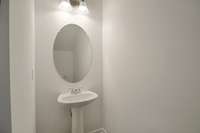 Powder Room on Main Level