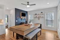 Dining or keeping room- very versatile spaces throughout the home