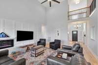 Custom board and batten wall