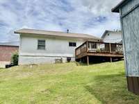 Back of the home with nice size deck
