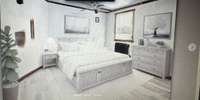 Master Bedroom- virtually staged.