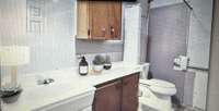 Bathroom- virtually staged.