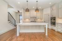 Large kitchen island