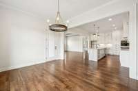 Dining room off kitchen