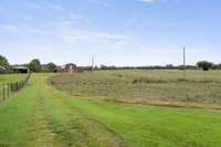 Approx 6.13 acres with the barn in the back field. Soybeans to be harvested before any fencing to be installed