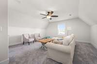 Large bonus room above garage