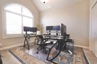 Just off Foyer is Bedroom 3, currently used as an office