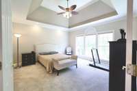 Spacious Master Bedroom with an abundance of natural light