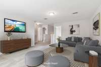 Bonus room with TV that stays! Virtually Staged!
