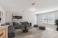 Upstairs bonus room . . . Virtually Staged
