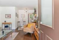 View as one enters through the front door!
