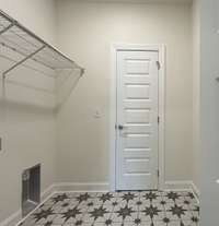 Tiled Laundry Room