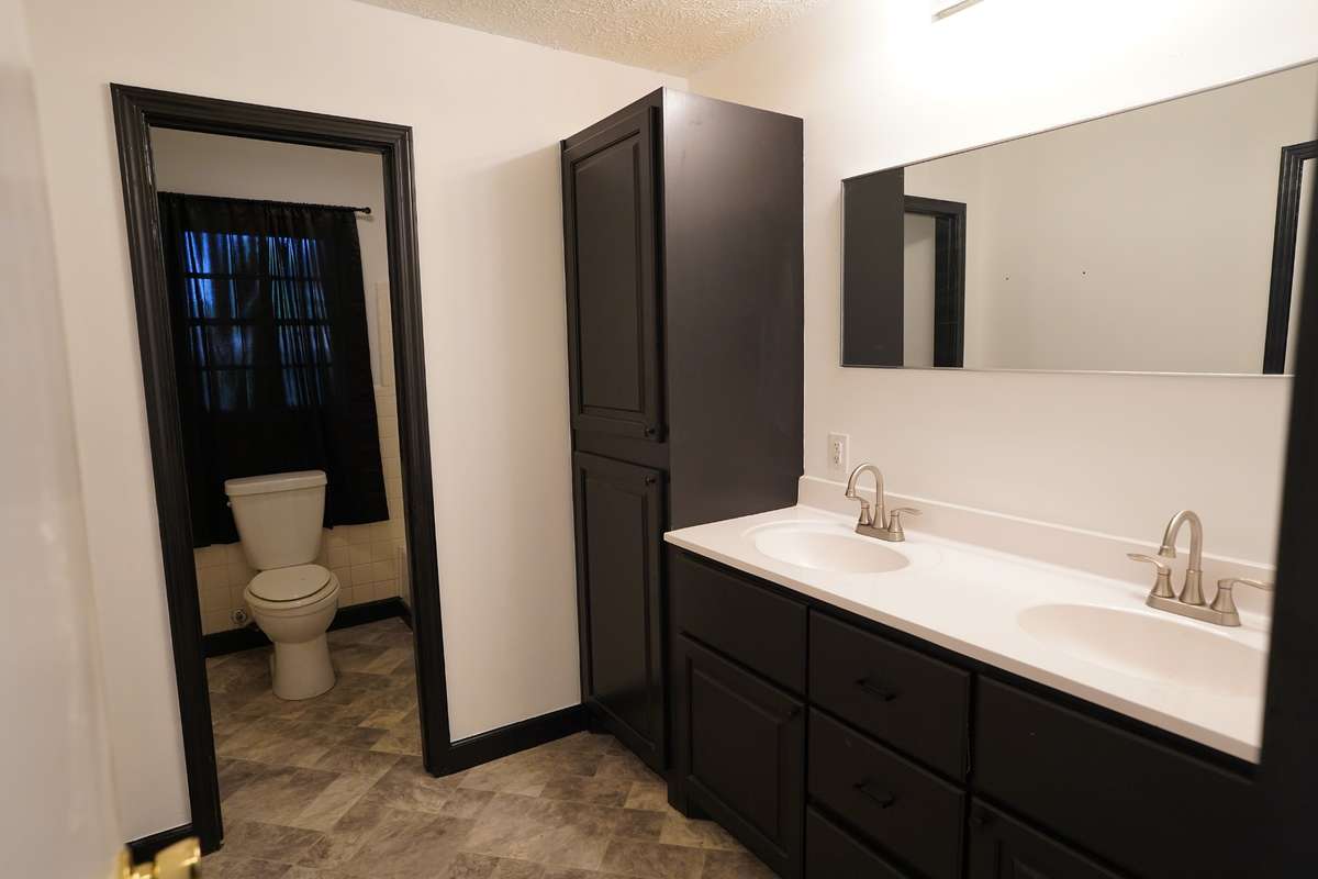 Hall Bathroom, Dual Vanity