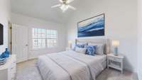 This room is virtually staged.