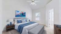 This room is virtually staged.