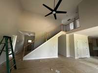 Staircase open to living area