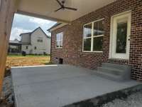 Rear covered patio