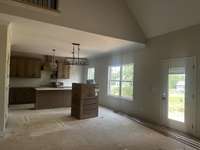 Dining room and kitchen