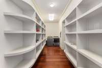 Ok, get ready for the best renovation and turn this spacious pantry right off the kitchen and easy access to the garage into the amazing Scullery it was meant to be! Hold tight...I have another placement for that washer/dryer....