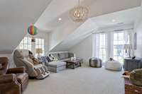 Welcome to the third floor nanny or in-law suite...complete with relaxed gathering space...
